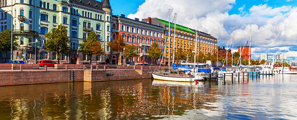 赫爾辛基<span>芬蘭首都，有「波羅的海女兒」的美稱，不僅是芬蘭政治、經濟、文化和商業中心，同時也是芬蘭最大的港口城市。當地古建築物深受俄羅斯影響，保留至今成為當地熱門的觀光景點。</span>