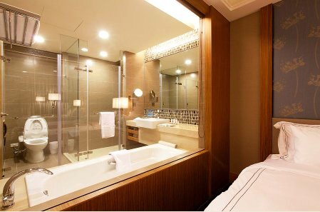 ★淡水 福容大飯店 漁人碼頭海景豪華客房有浴缸