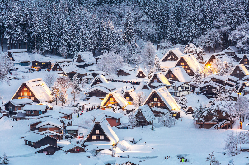 日本白川鄉合掌村