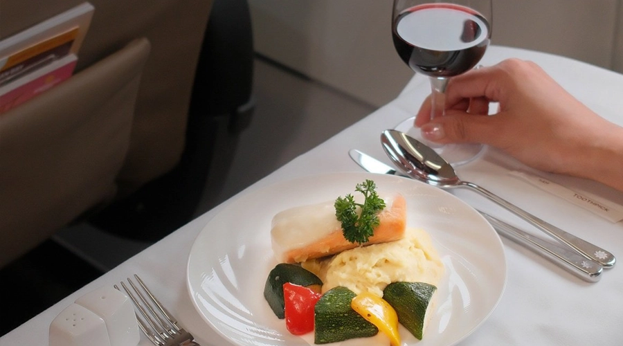 太陽富國航空機上餐食