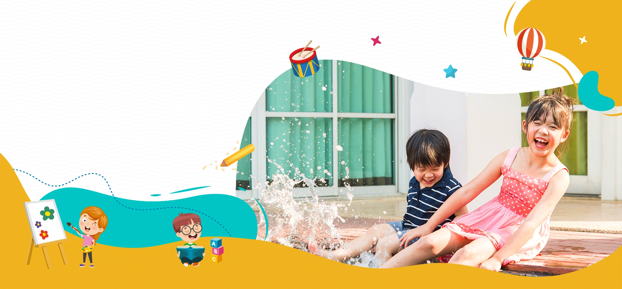 暑假親子飯店 水邊遊玩