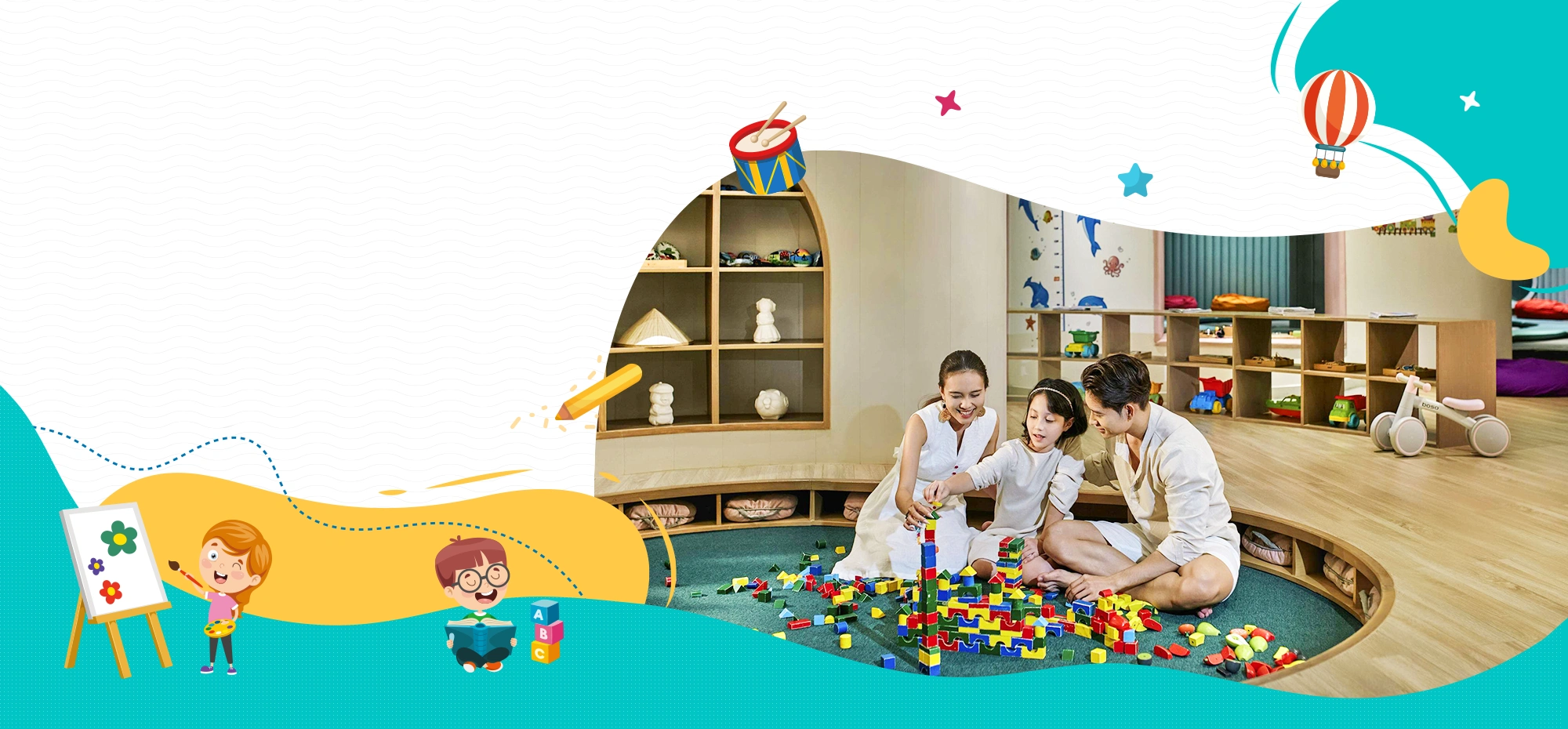 暑假親子飯店 遊戲房