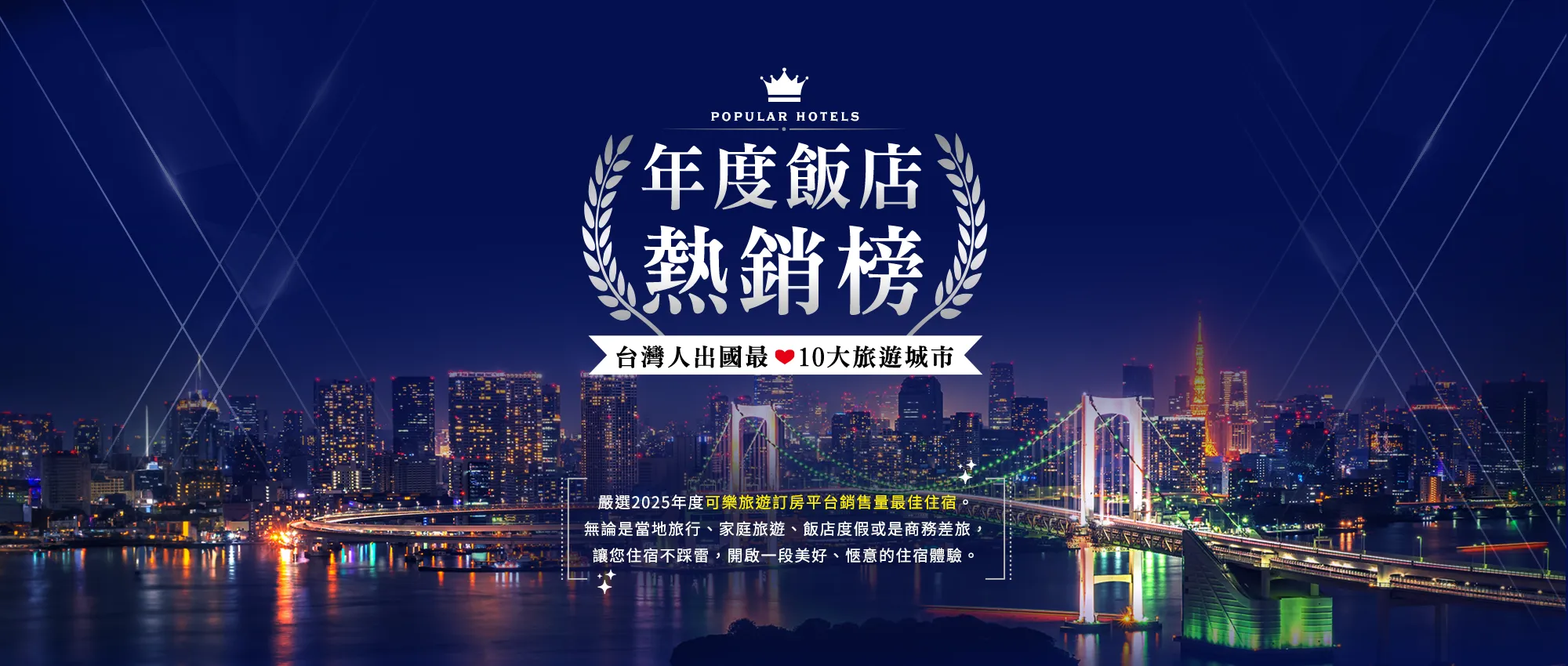 台灣人出國最愛10大旅遊城市