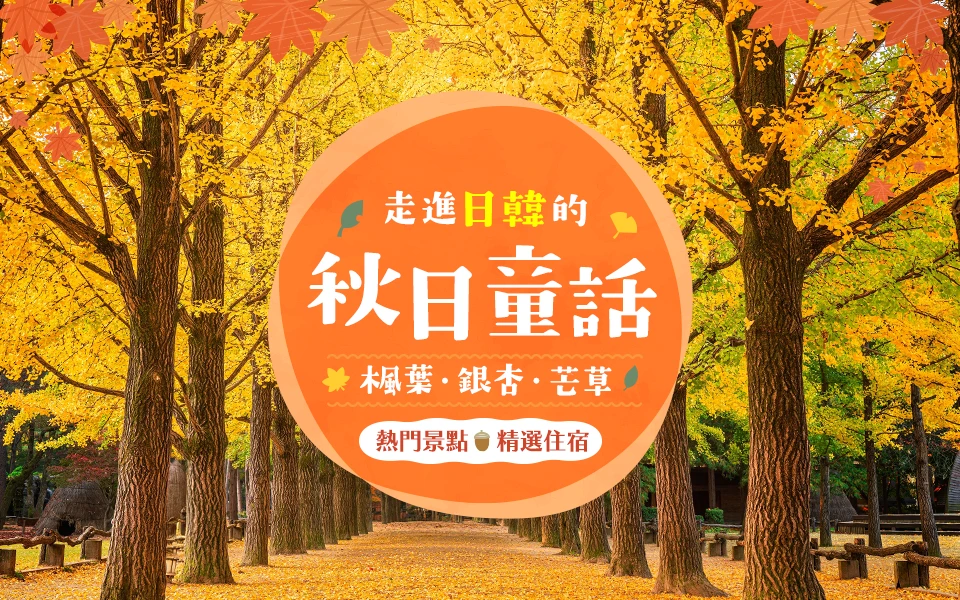 日本韓國秋季銀杏 平版