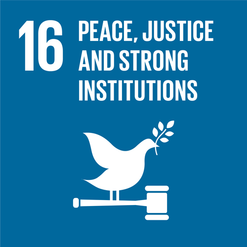 PEACE JUSTICE AND STRONG INSTITUTIONS