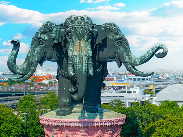 暹羅古城76府＆三頭象神博物館