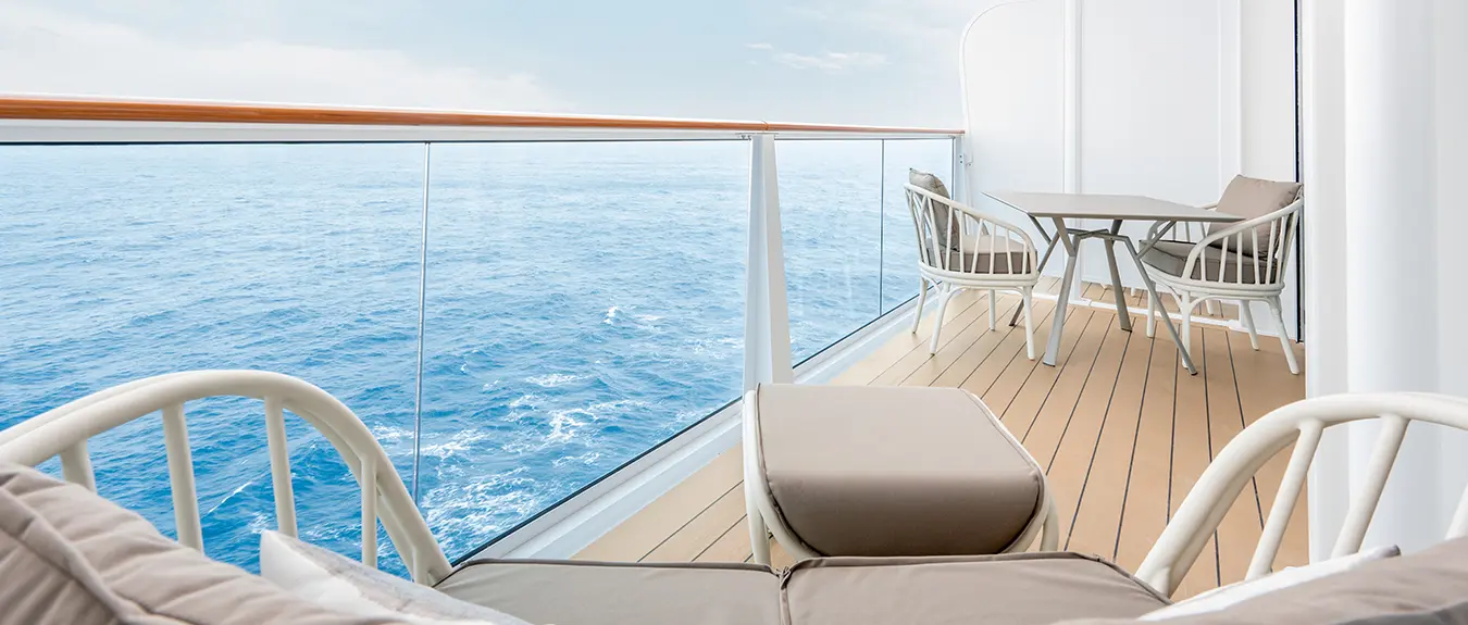 聖殿標準套房艙-陽台