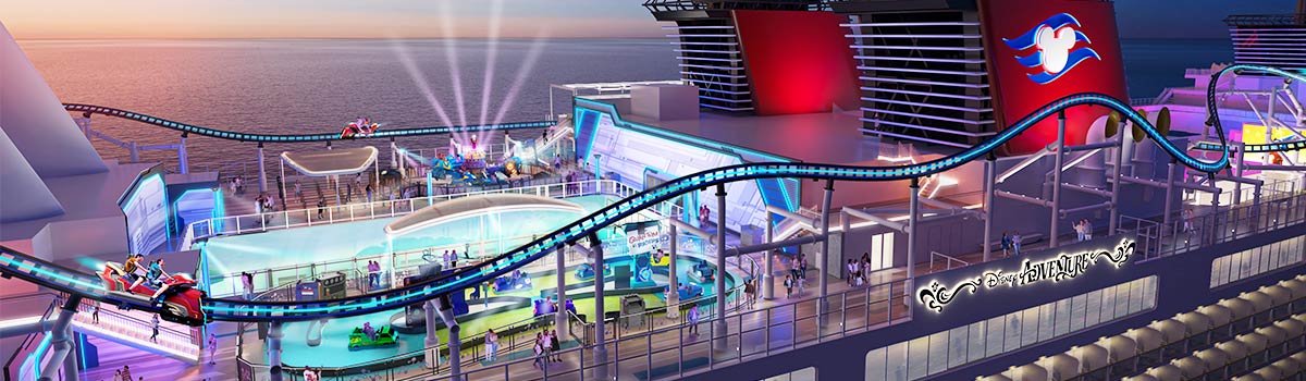 【迪士尼探險號、高樓層豪華海景陽臺客房】夢幻海洋迪士尼、海上雲霄飛車、新加坡君悅酒店六日