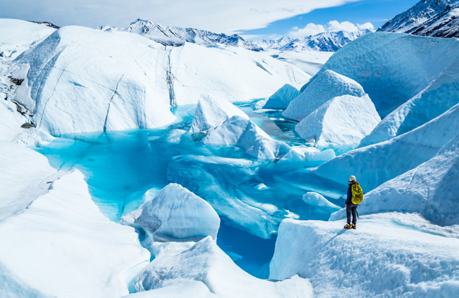 美麗星世界》阿拉斯加極光(三晚).冬季極光列車.冰川健行體驗.珍娜溫泉度假村10日