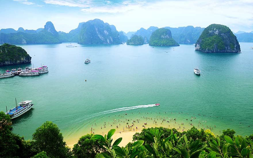 北越豪華選》山水雙龍灣.亞特圖斯號.纜車摩天輪.全程五星飯店5日 北越豪華選》山水雙龍灣.亞特圖斯號.纜車摩天輪.全程五星飯店5日