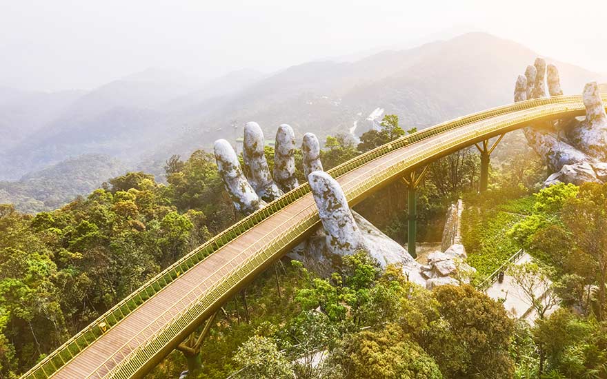 中越限定GO》纜車佛手橋、會安燈籠古鎮、越式廚藝體驗、乙晚五星飯店六日