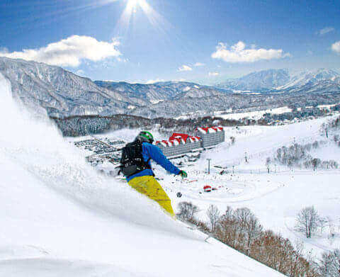 白馬山雪場