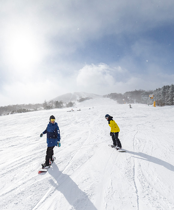 安比高原滑雪場單板滑雪