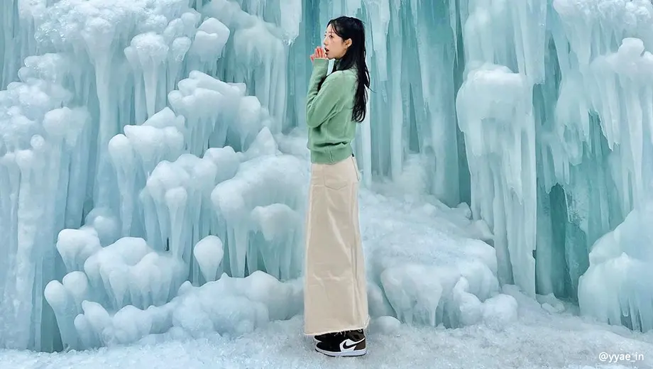 冰柱節美拍