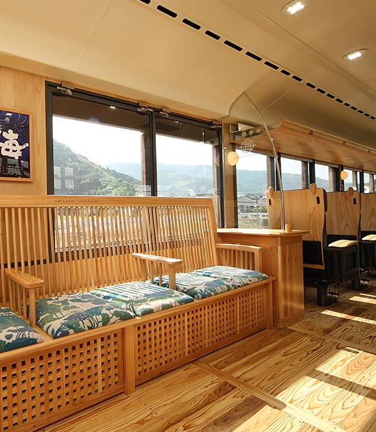 海幸山幸列車內部車廂