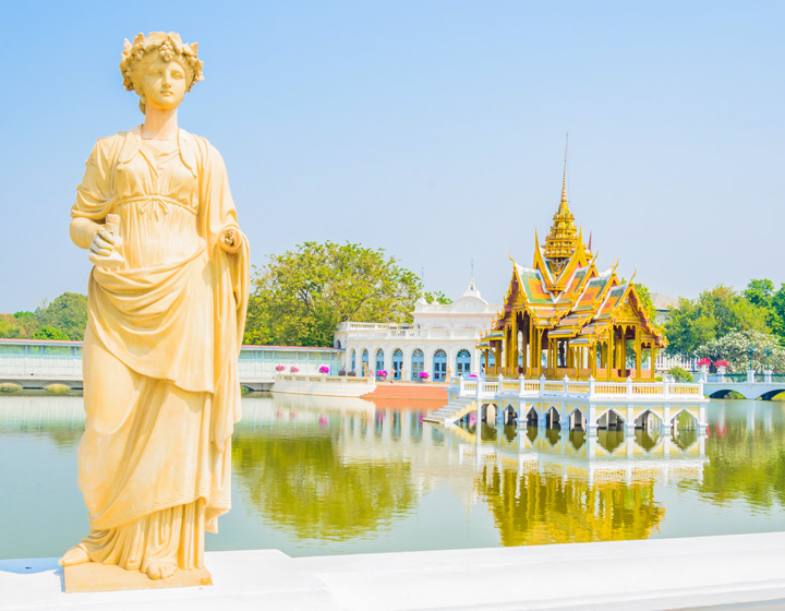 邦芭茵夏宮+瑪哈泰寺+涅槃寺+嘟嘟車巡遊