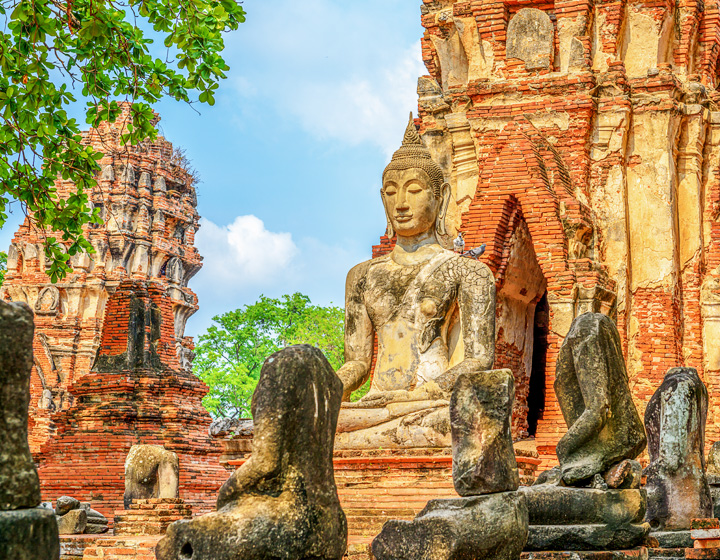邦芭茵夏宮+瑪哈泰寺+涅槃寺+嘟嘟車巡遊