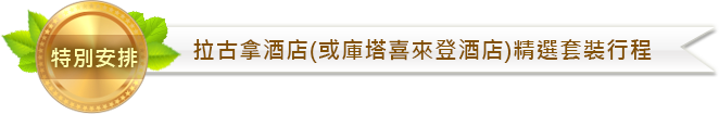 拉古拿酒店(或庫塔喜來登酒店)精選套裝行程