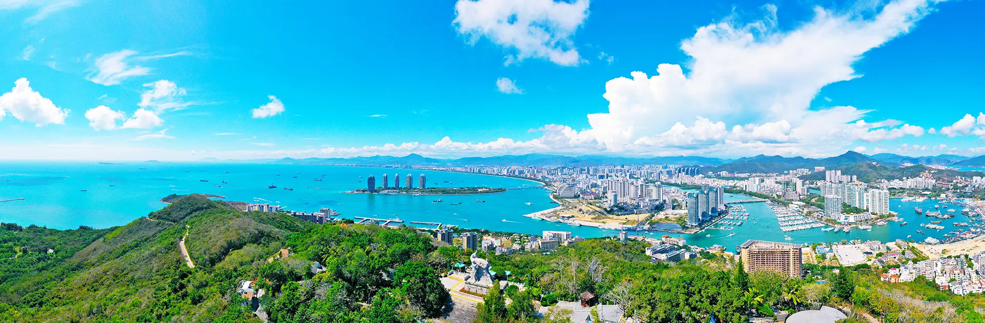 海南島三亞全景