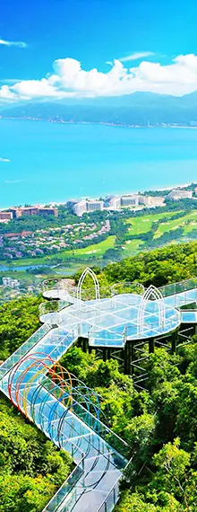 大佛石全海景玻璃棧道