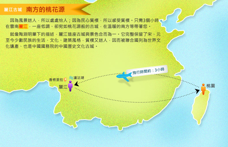 麗江地圖