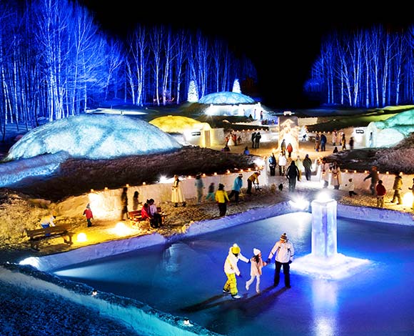 愛絲冰城七彩燈光