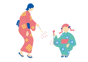 洞爺湖賞花火