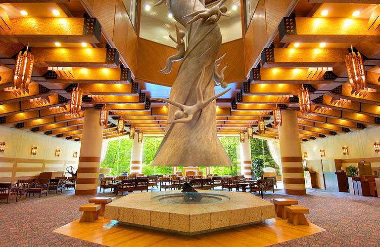 星野集團 奧入瀨溪流飯店 西館大廳