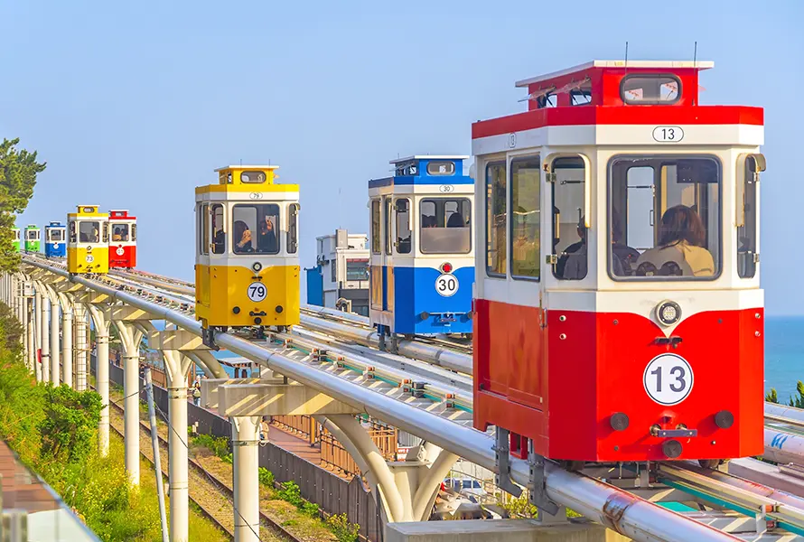 海岸天空膠囊列車