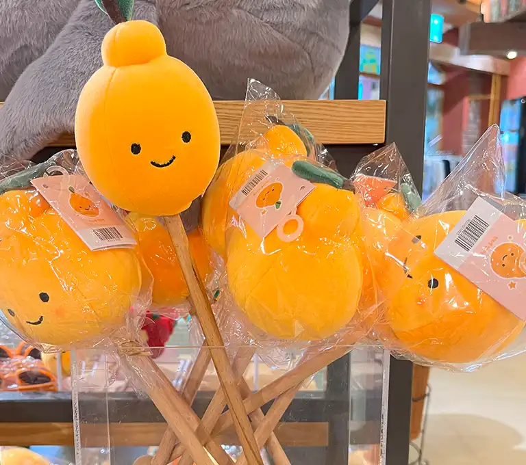 紀念品店 橘子造型