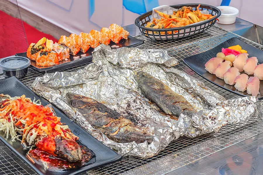 鱒魚餐