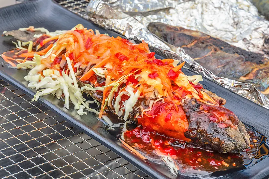 鱒魚糖醋料理