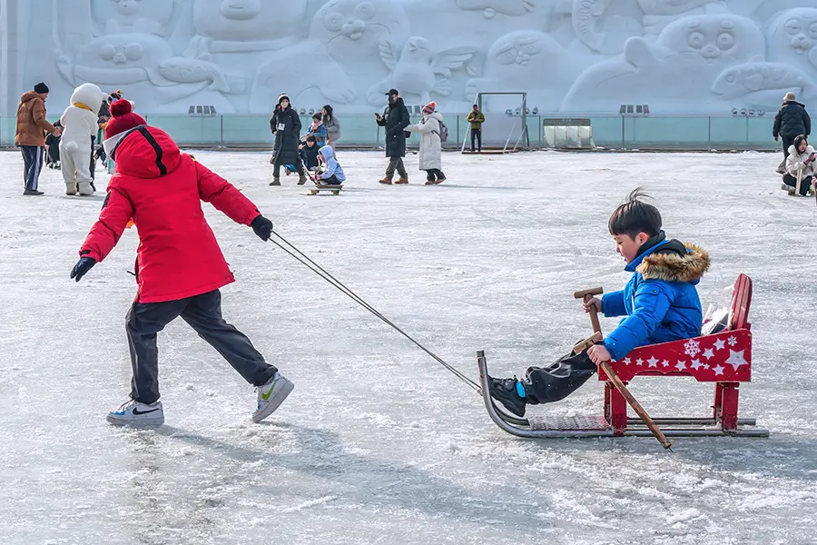滑雪橇