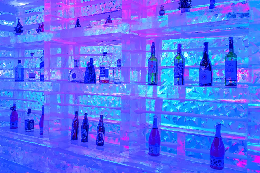室內冰雕展 酒吧