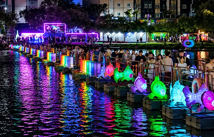 晉州南江流燈節願望花燈 晉州南江流燈節願望花燈