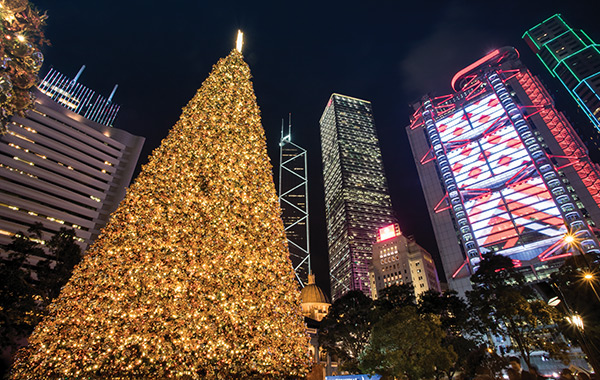 香港繽紛冬日 聖誕裝飾
