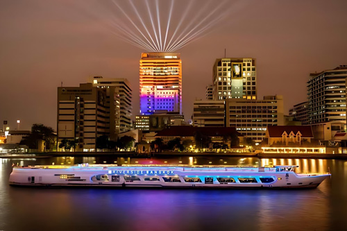 湄南河畔嘉年華號郵輪》晚宴＋男模舞團＆人妖歌舞秀