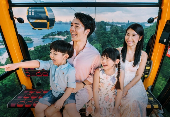 聖淘沙 新加坡纜車 享受空中漫遊 聖淘沙 新加坡纜車 享受空中漫遊