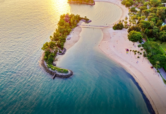 聖淘沙 巴拉灣海灘 拍照打卡 聖淘沙 巴拉灣海灘 拍照打卡